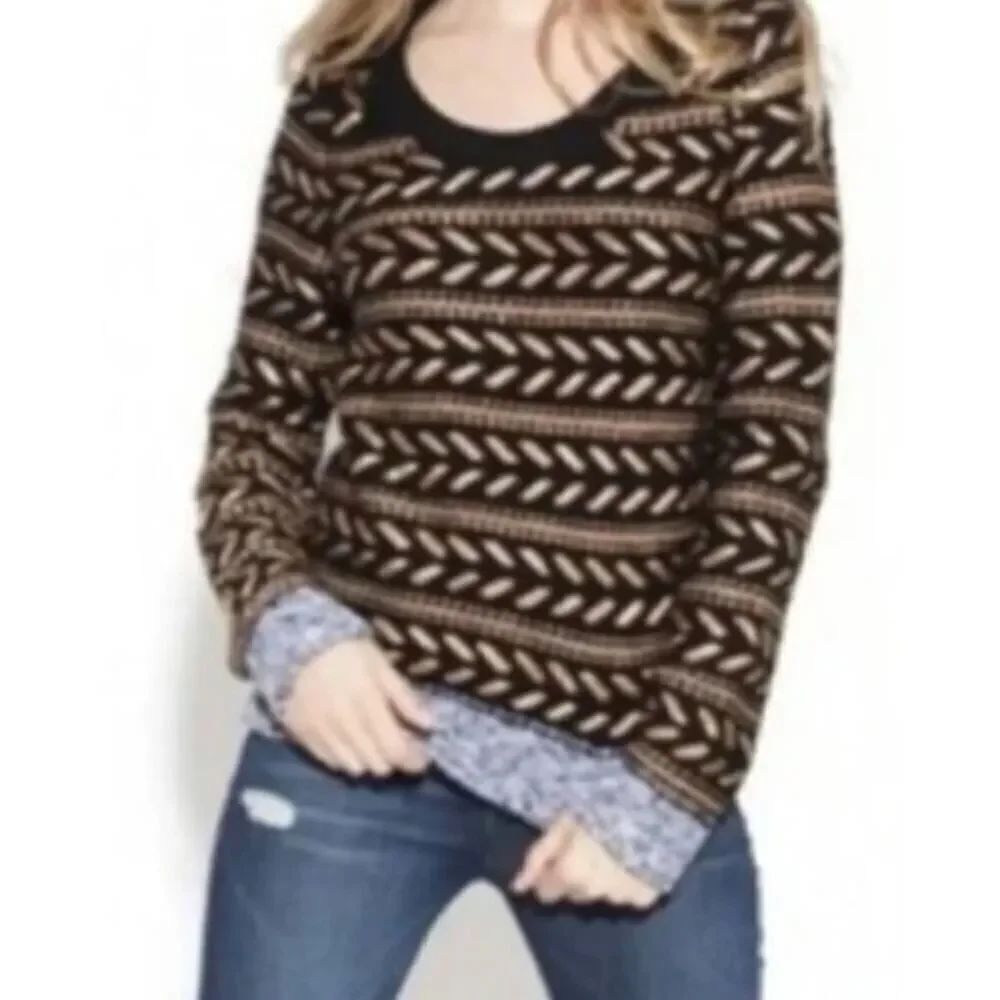 Rag & Bone Lisbeth Lambs Wool Blend Crewneck Sweater Sz. M